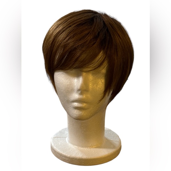 Luxhair Wow Wig, Auburn, Adjustable, Keralon Styleable Synthetic Fiber - Picture 2 of 9